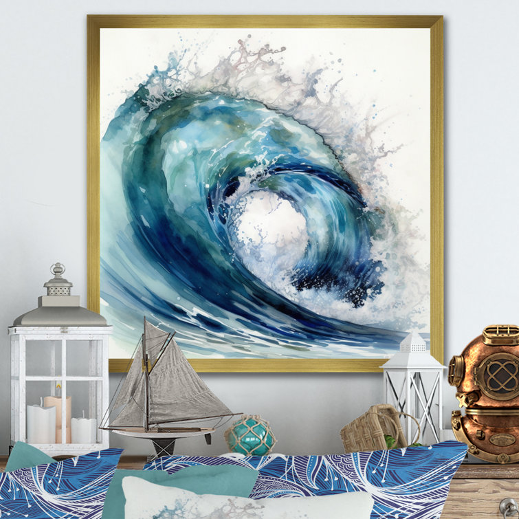 Wall tapestry online wave